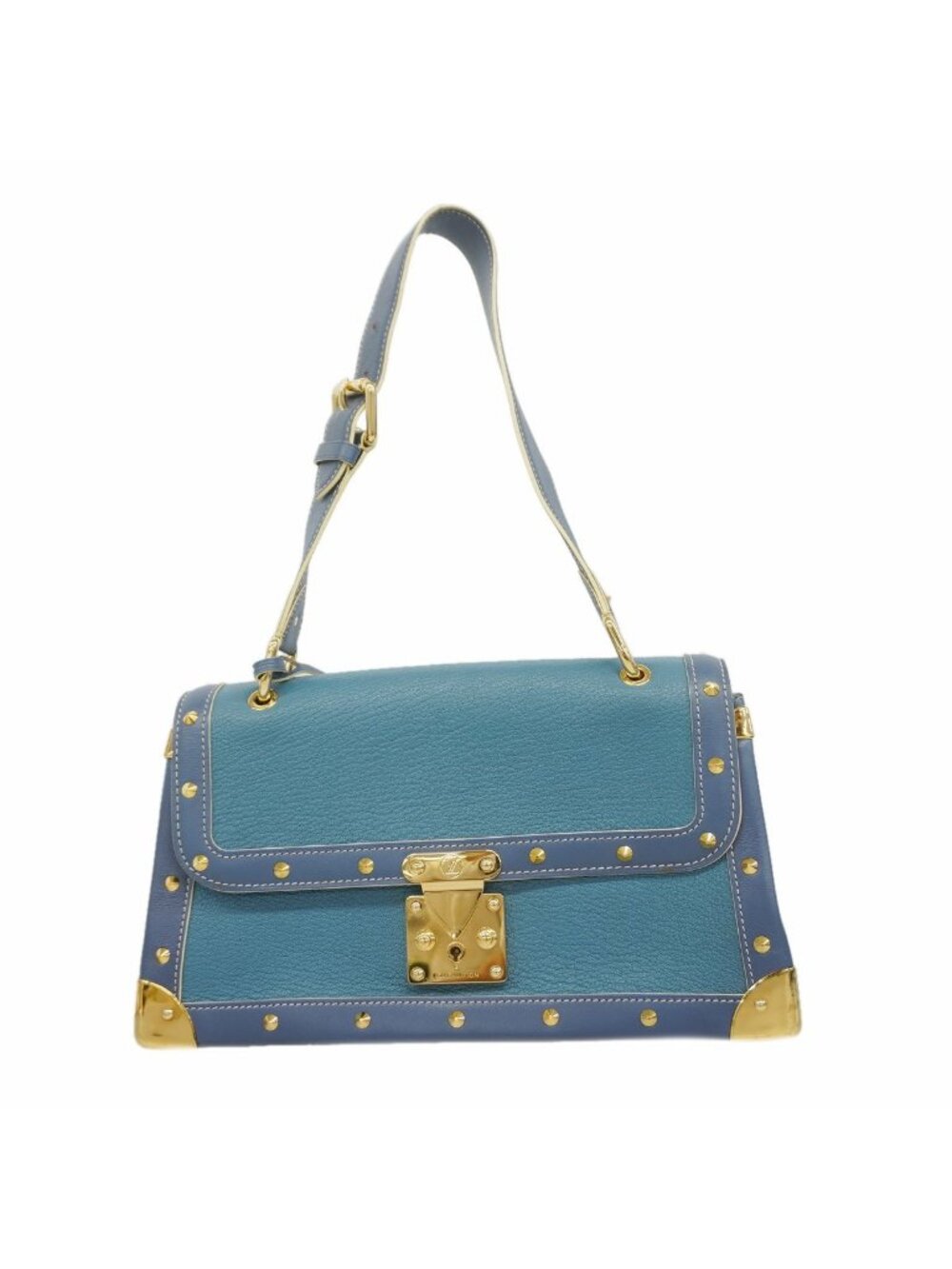 Louis Vuitton Shoulder Bag Suhali Tarantula Blue